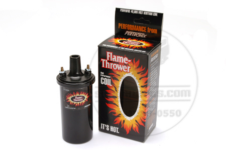 Chrome Or Black Pertronix Flame Thrower Ignition  Coil