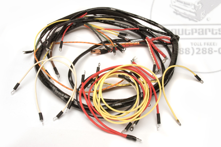 Wiring Harness, 1941 Model K-1 K-2 And K-3 Dash, Engine And Headlight Harness