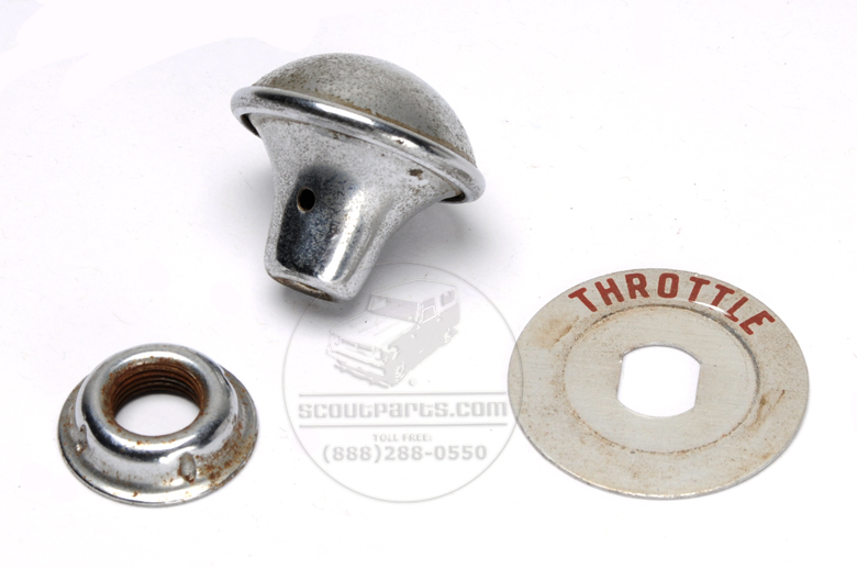 Throttle Cable Knob And Plate