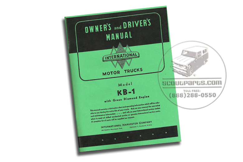 Owners Manual  K And KB Trucks