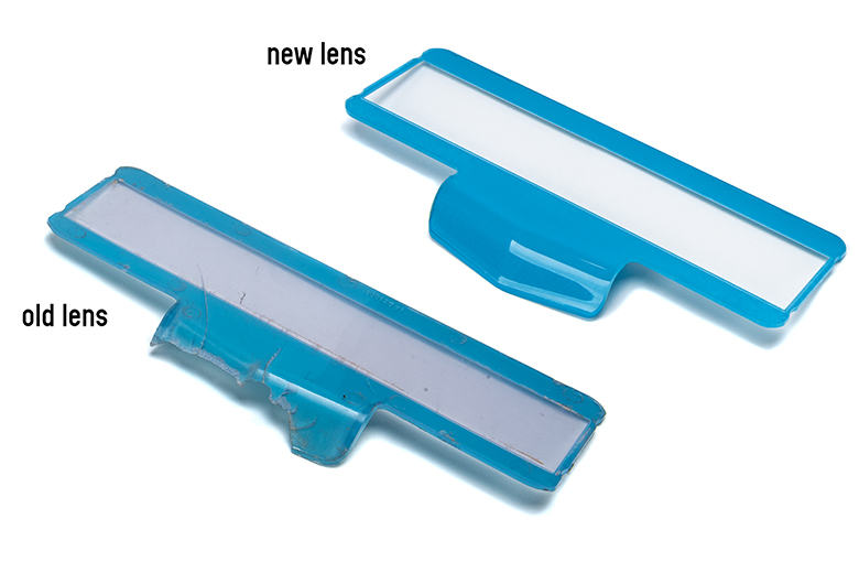 Speedo Lens - Speedometer-  Clear front plastic  - New