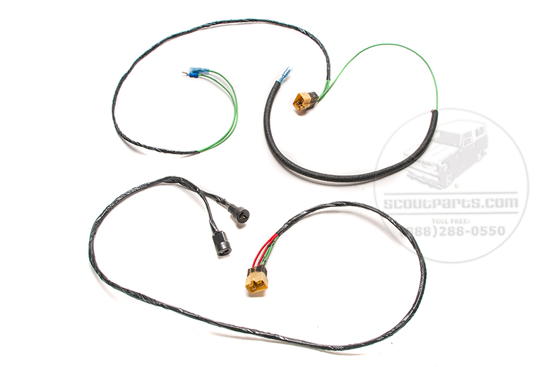 Wiring Harness Left Head Light And Turn Signal  1961-65