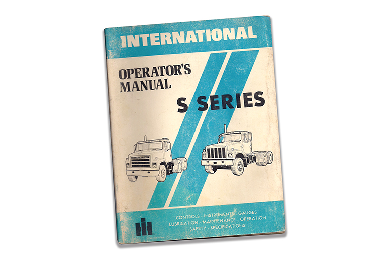International S Series Operators Manual