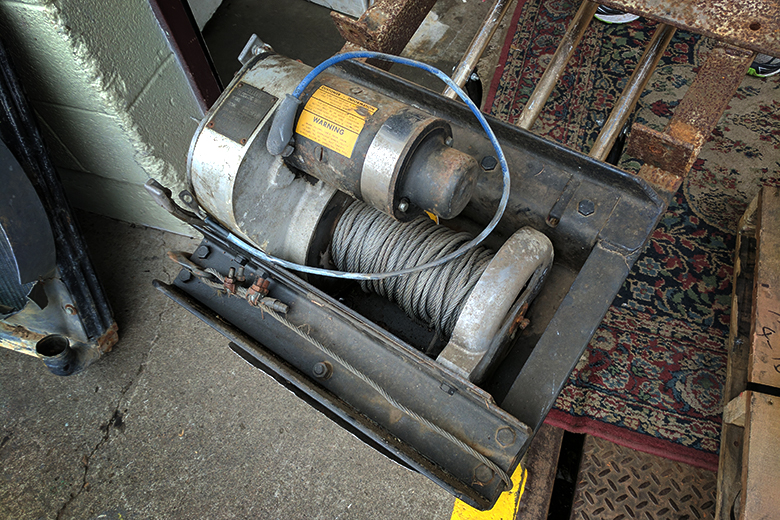 Warn Bellview Electric Winch -  Used, Practically Historic