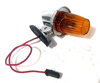 Marker light - New old stock - complete, lens, chrome housing, wiring gasket and bulb. - 379619C91