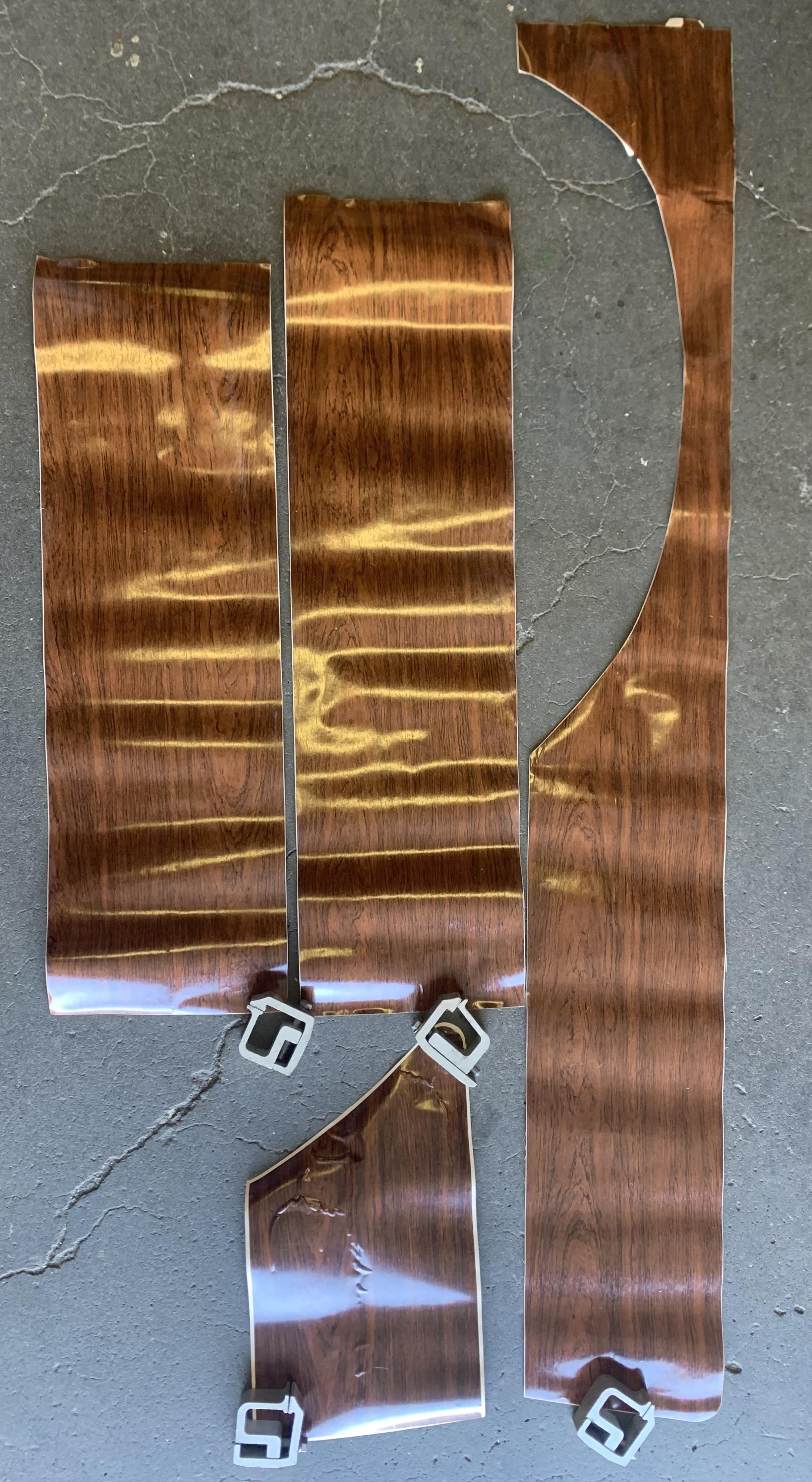 Travelall Decal wood side panel new old stock, 437635C91, 437636C91