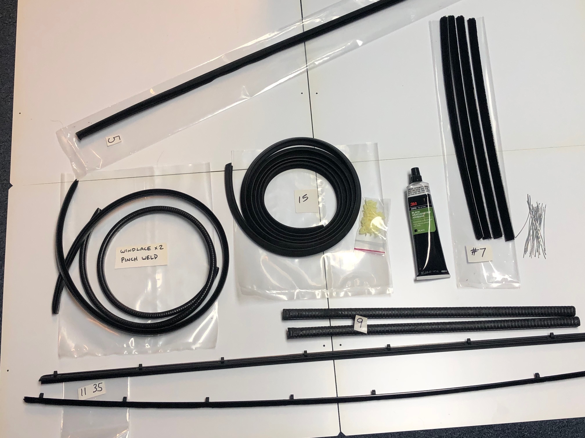 Tailgate Seal Kit For 69-71 Travellall Early