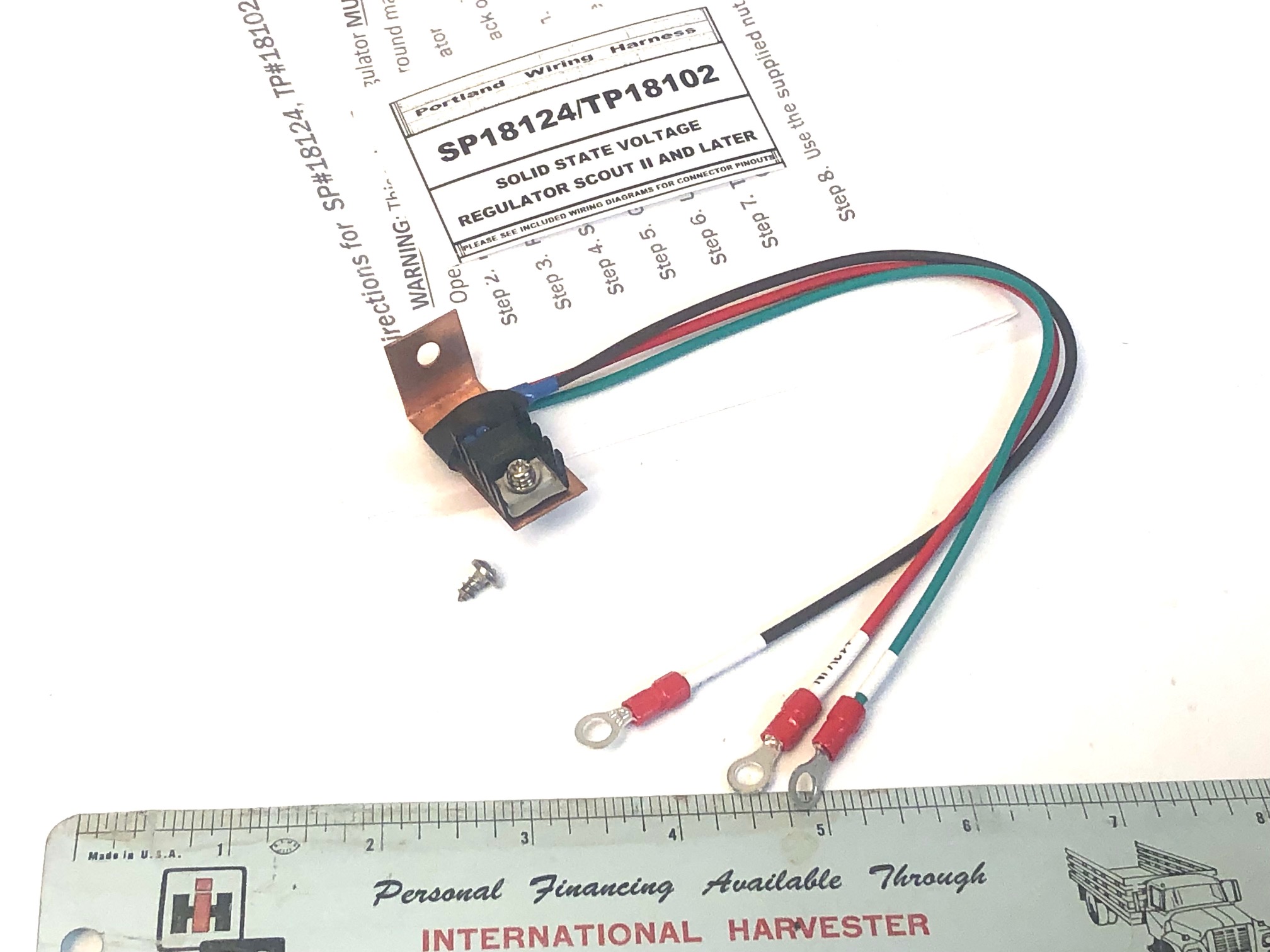 Voltage Regulator for Truck & Travelall Gauges (Gauges not included.)