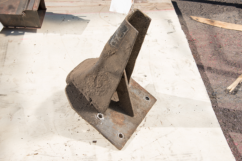 Front Cab To Frame Bracket - Used