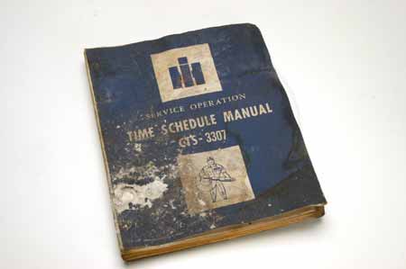 Time Schedule Manual 100/200/500 Series, 2WD, 4x4