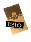 Emblem Decal prograph  "1210"- NEW OLD STOCK -  7/8" X 2,  5/8" - 396760C1